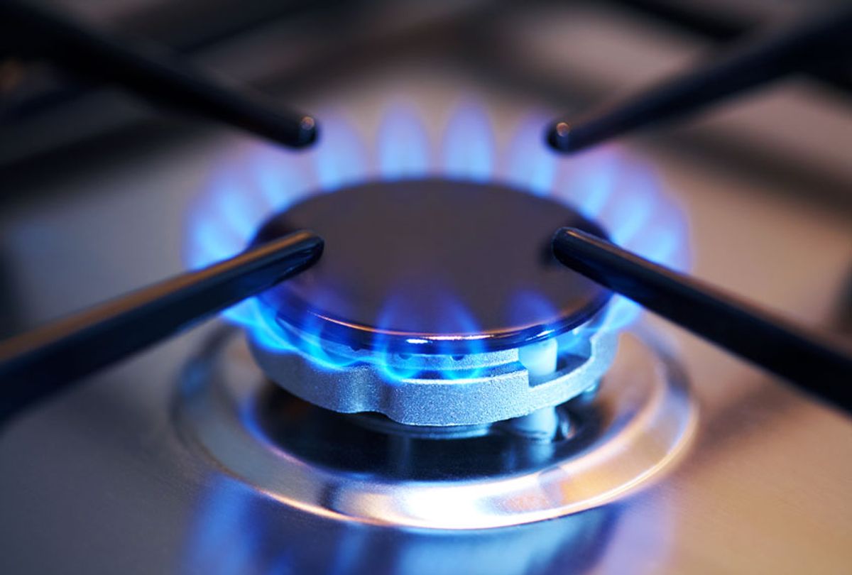Natural gas flame on a stove (Robert Clare/Getty Images)