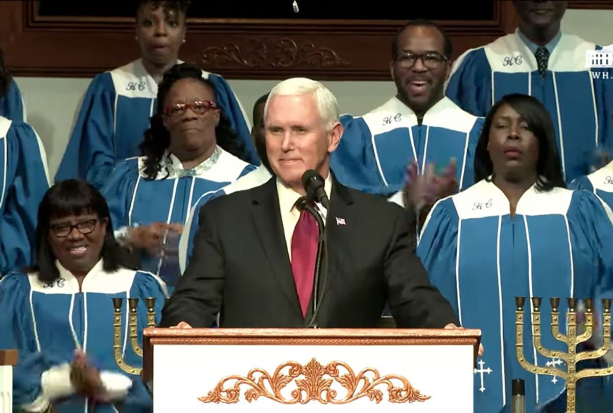 Vice President Mike Pence Delivers Remarks at a Church Service at Holy City Church of God in Christ (The White House)