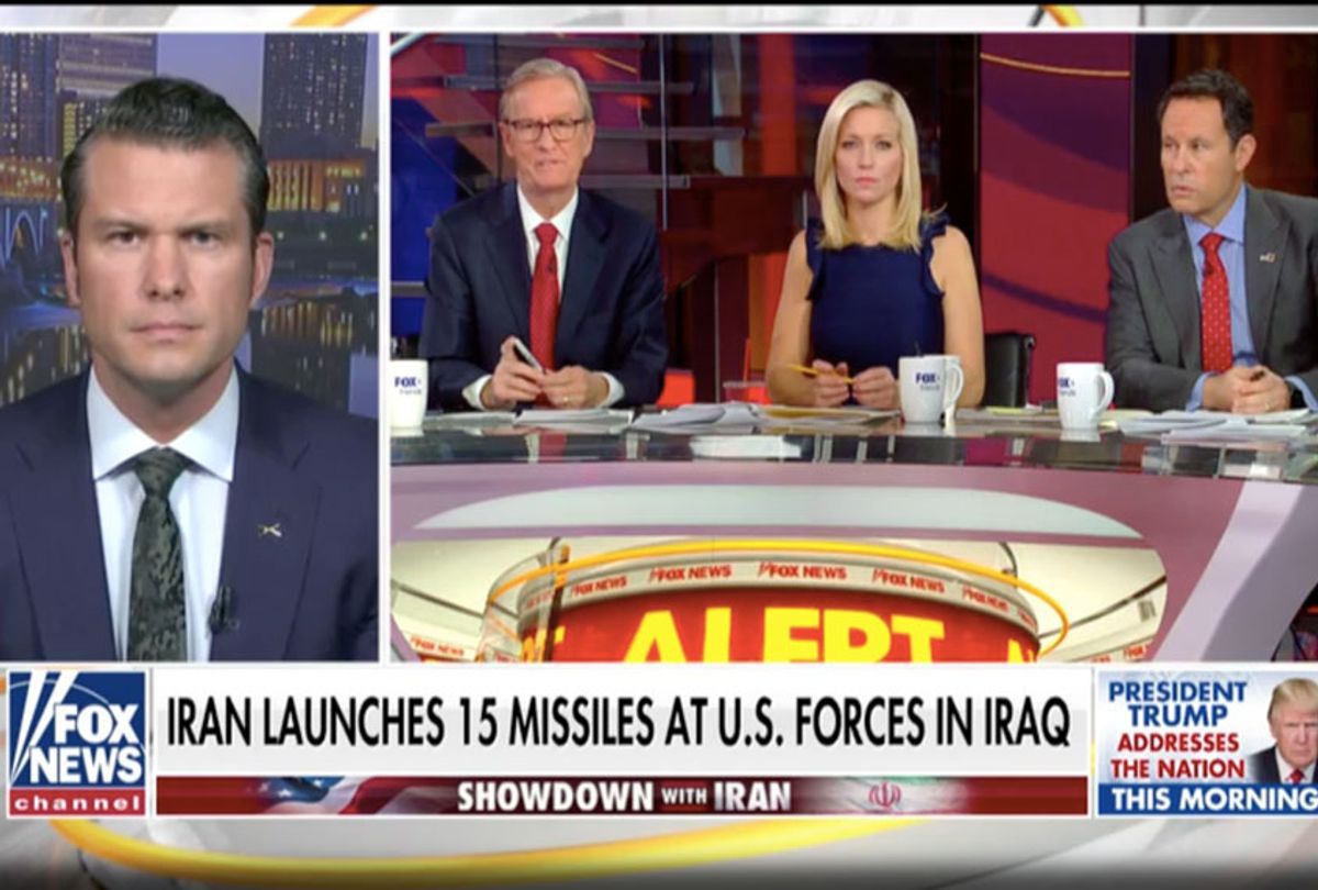 Pete Hegseth on Fox & Friends (Fox News)