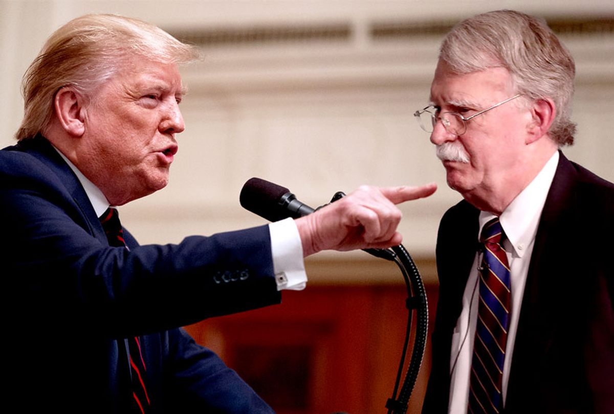 Donald Trump and John Bolton (AP Photo/Salon)