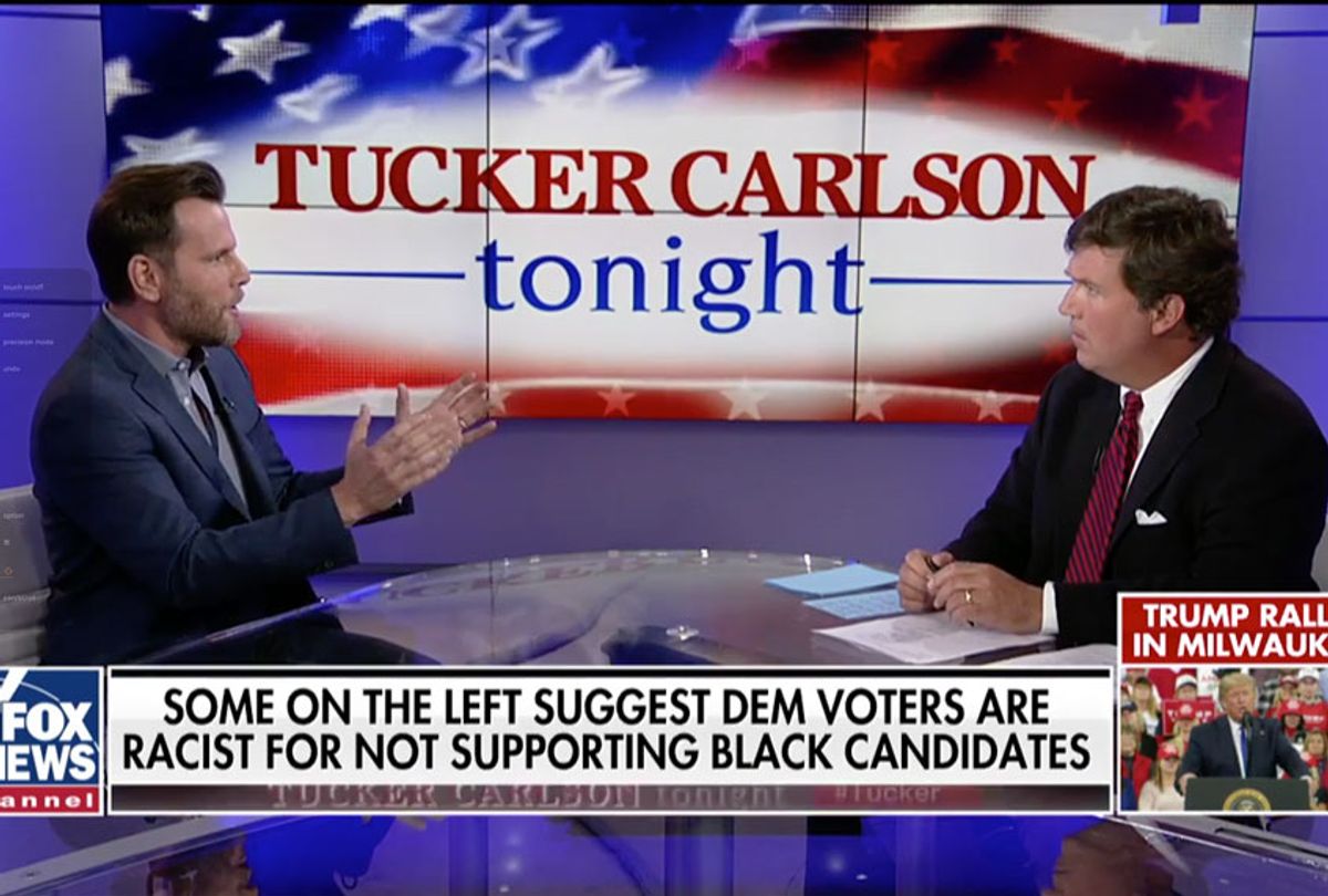 Dave Rubin and Tucker Carlson on "Tucker Carlson Tonight" (Fox News)