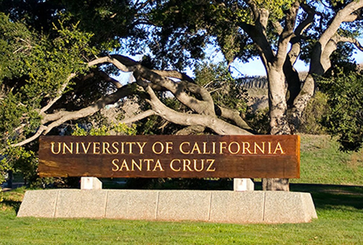UC Santa Cruz sign (University of California Santa Cruz website / economics.ucsc.edu)