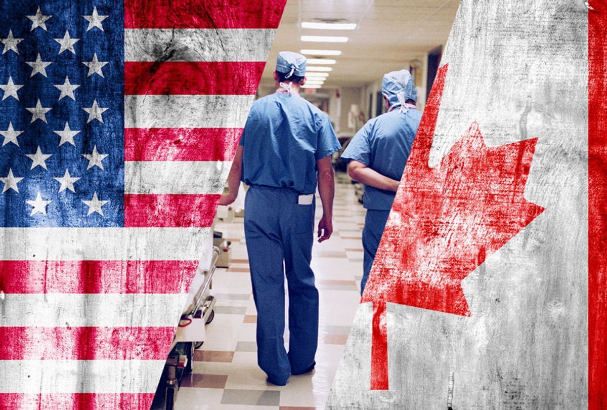 American VS Canadian Hospitals (Getty Images/Salon)