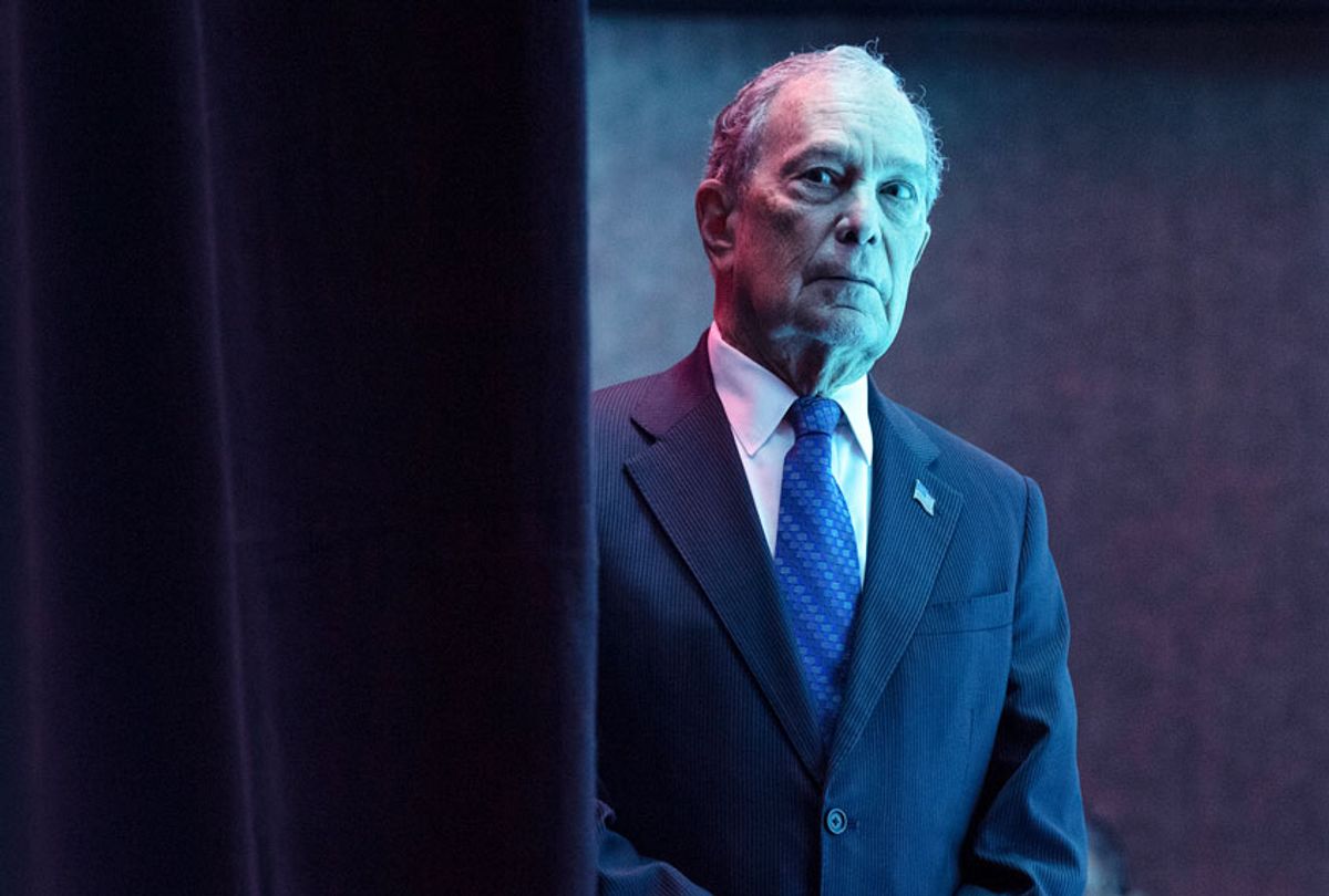 Former New York City mayor Michael Bloomberg, a democratic presidential candidate, prepares to speak during the U.S Conference of Mayors 88th Winter Meeting at the Capital Hilton in Washington, D.C., on Wednesday, January 22, 2020. (Tom Williams/CQ-Roll Call, Inc via Getty Images)