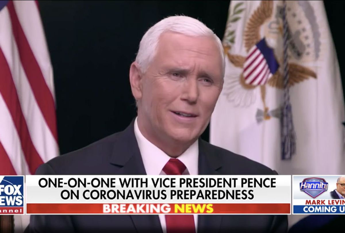 Mike Pence interview with Hannity on Feb. 28, 2020  (Fox News)