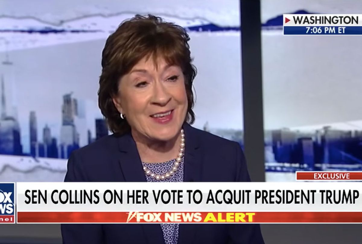 Susan Collins on her decision to vote to acquit Trump (Fox News)