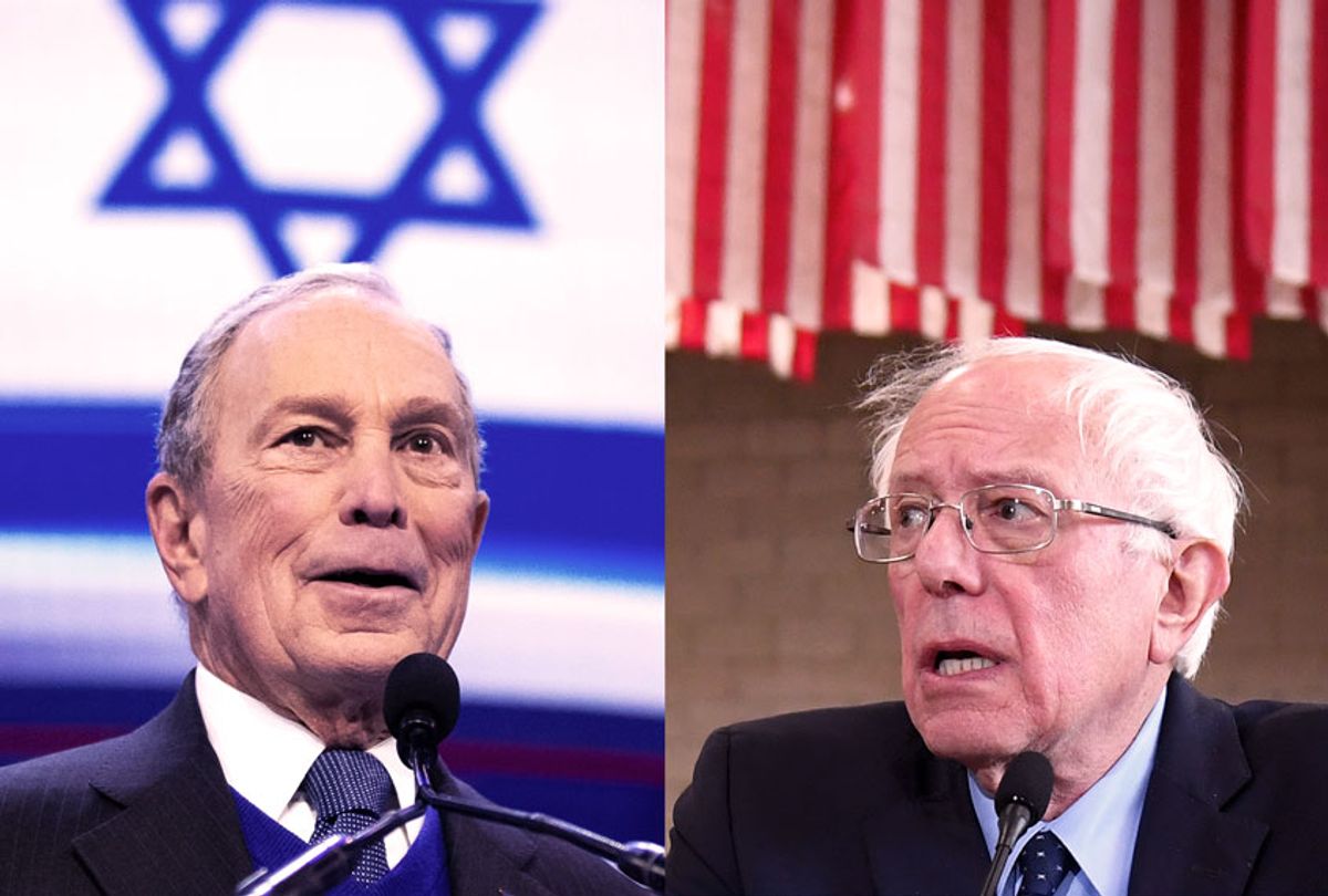 Mike Bloomberg and Bernie Sanders (Ethan Miller/Getty Images/AP Photo/Alex Brandon/Salon)