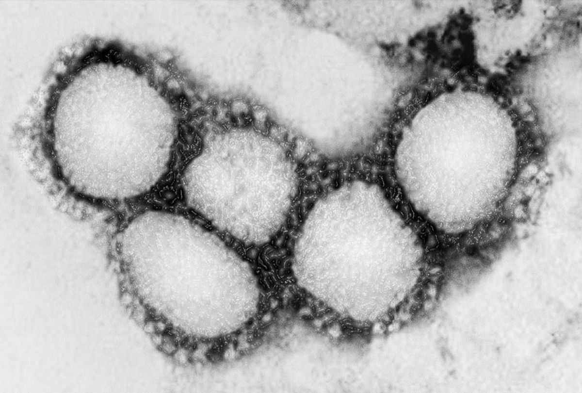Microscopic view of Coronavirus (Getty Images)