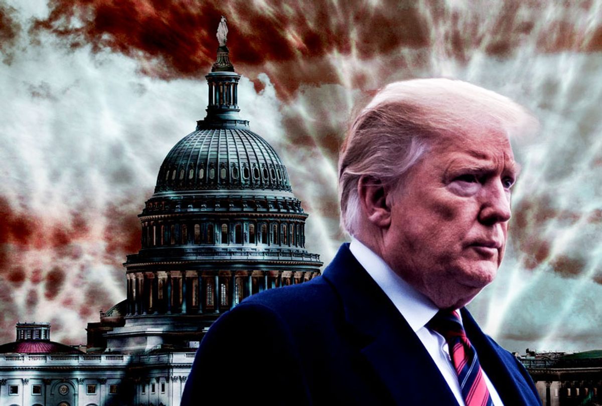 Donald Trump and Capitol Hill (Photo illustration by Salon/Getty Images)