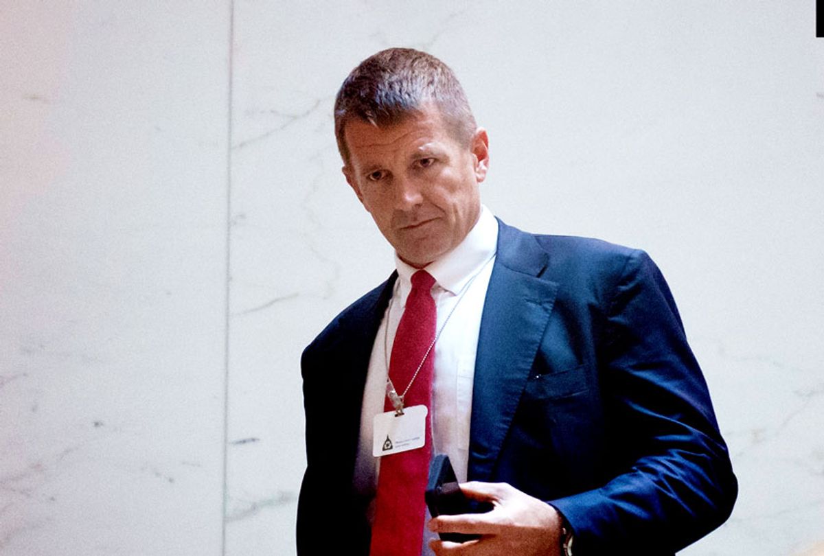 Erik Prince, former Navy Seal and founder of private military contractor Blackwater USA ( SAUL LOEB/AFP via Getty Images)