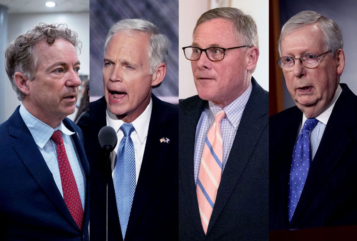 Mitch McConnell, Ron Johnson, Rand Paul, and Richard Burr (Getty Images/Salon)