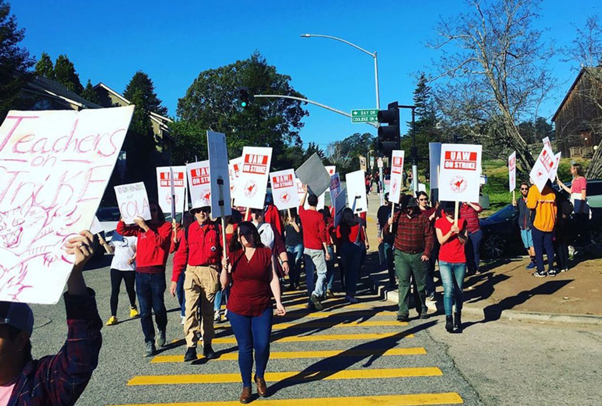 UC Santa Cruz grad student strike (Instagram/@payusmoreucsc)