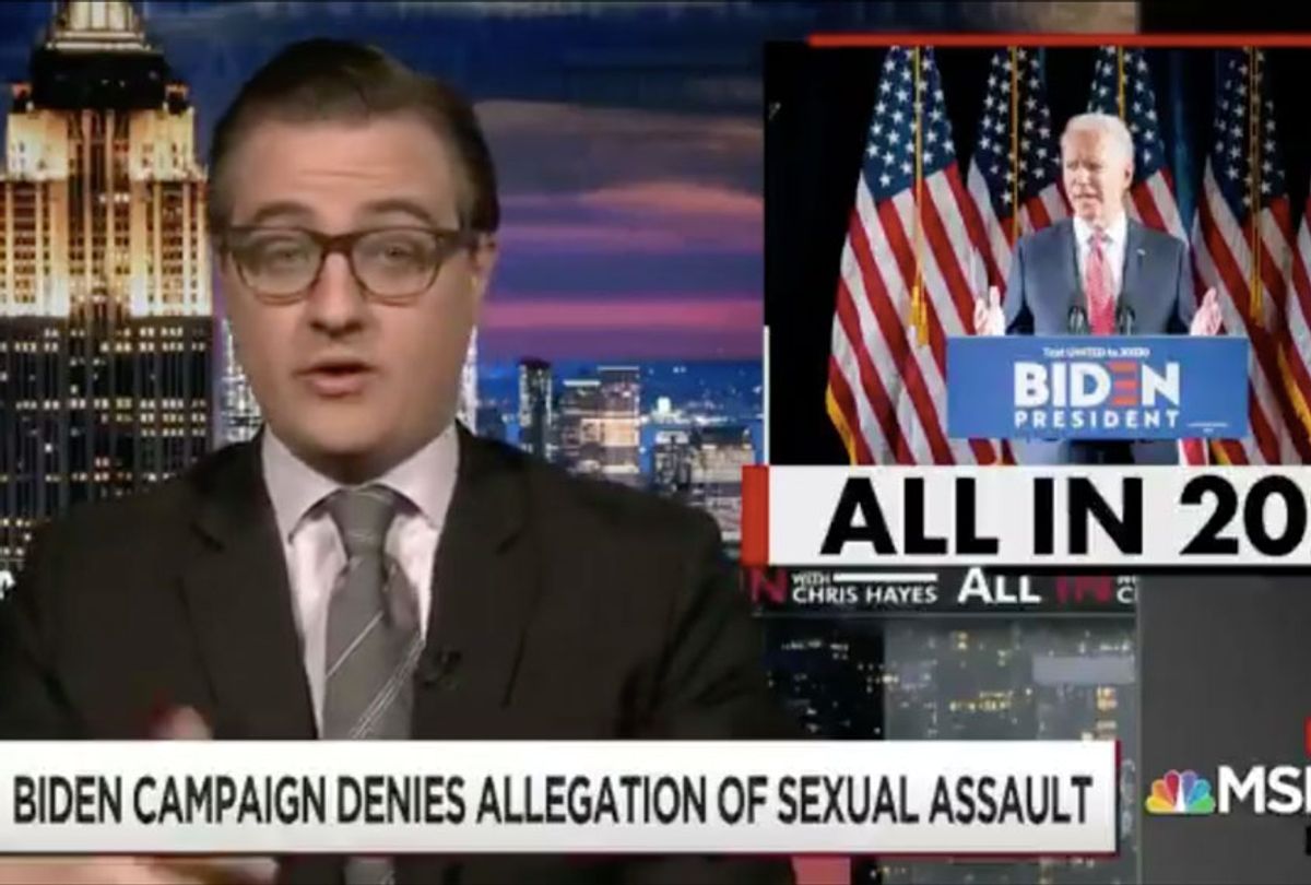 Chris Hayes covering Tara Reade’s allegations against Biden (MSNBC)
