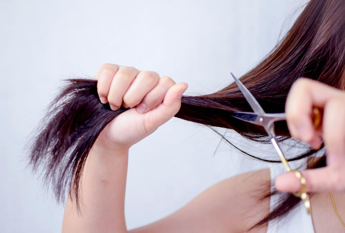 cutting hair with just clippers