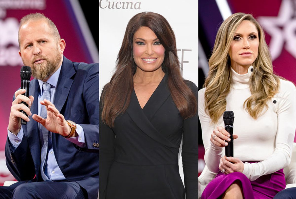 Brad Parscale, Laura Trump, and Kimberly Guilfoyle (Getty Images/Salon)