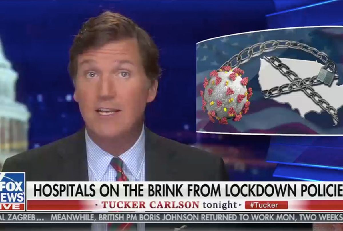 From the April 27, 2020, edition of Tucker Carlson Tonight ( Fox News)