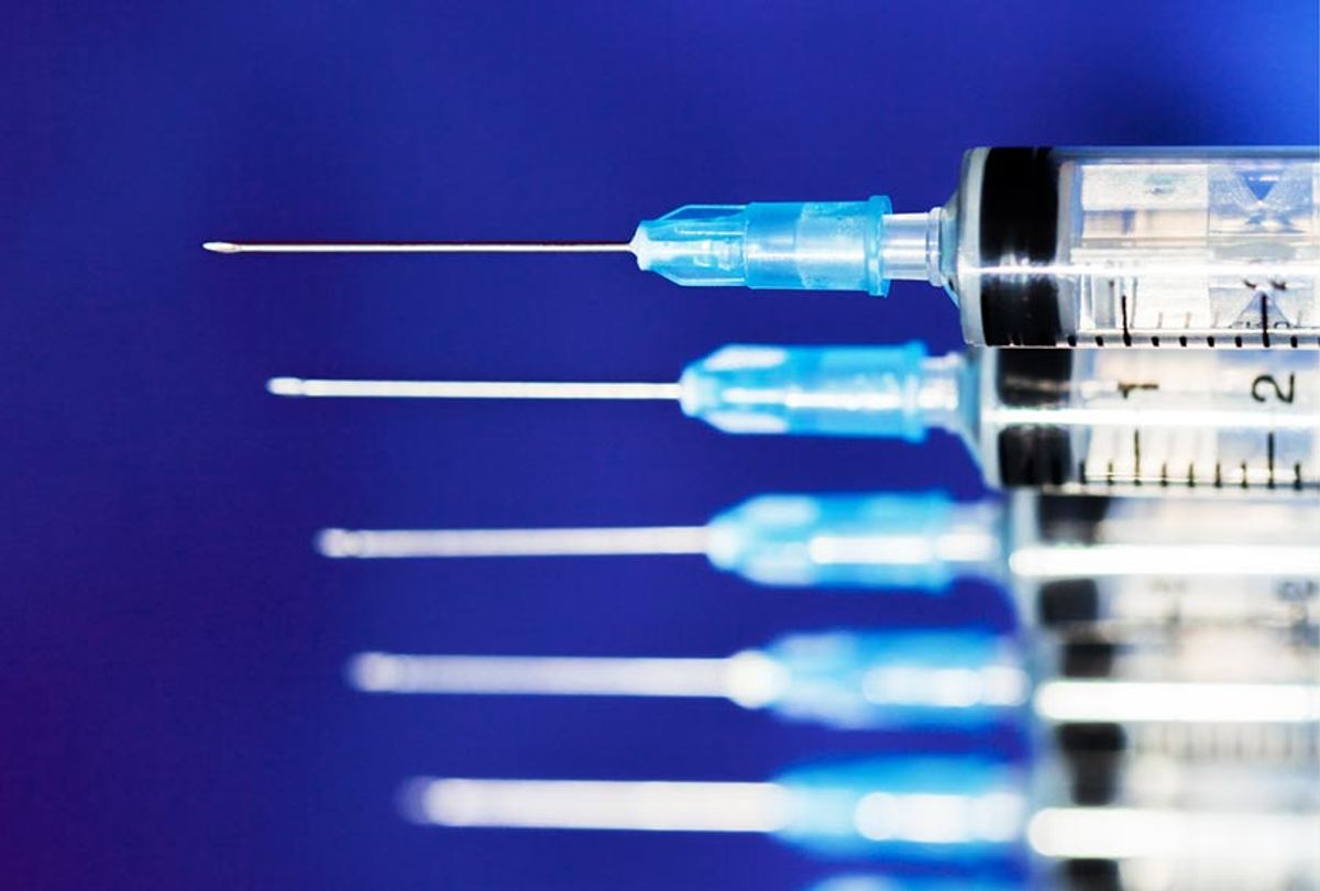 Close-up of Syringes in a row (Getty Images)