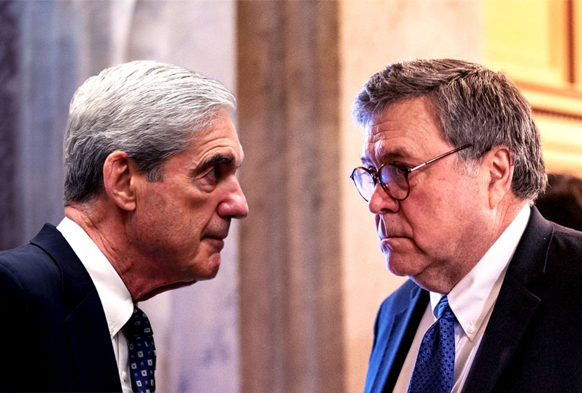 Robert Mueller and William Barr (Photo illustration by Salon/AP Photo)
