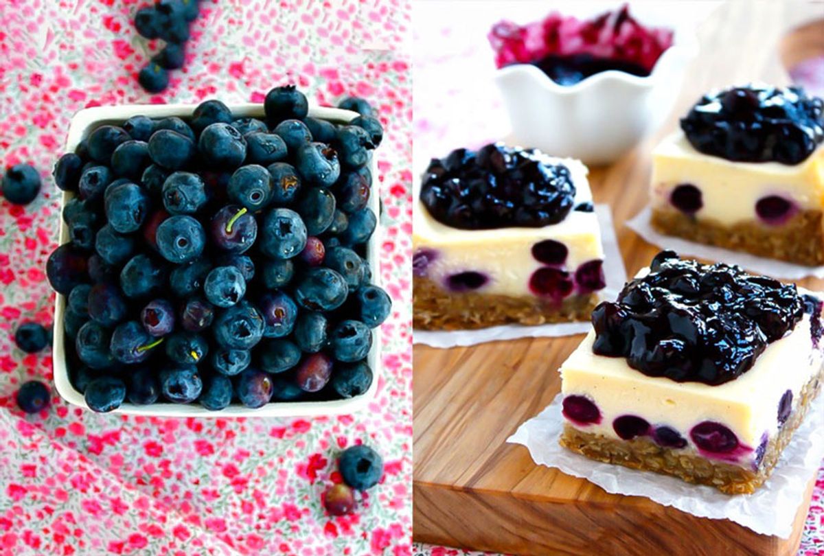 Blueberry Cheesecake Bars (Photos provided by Buttercream Blondie)