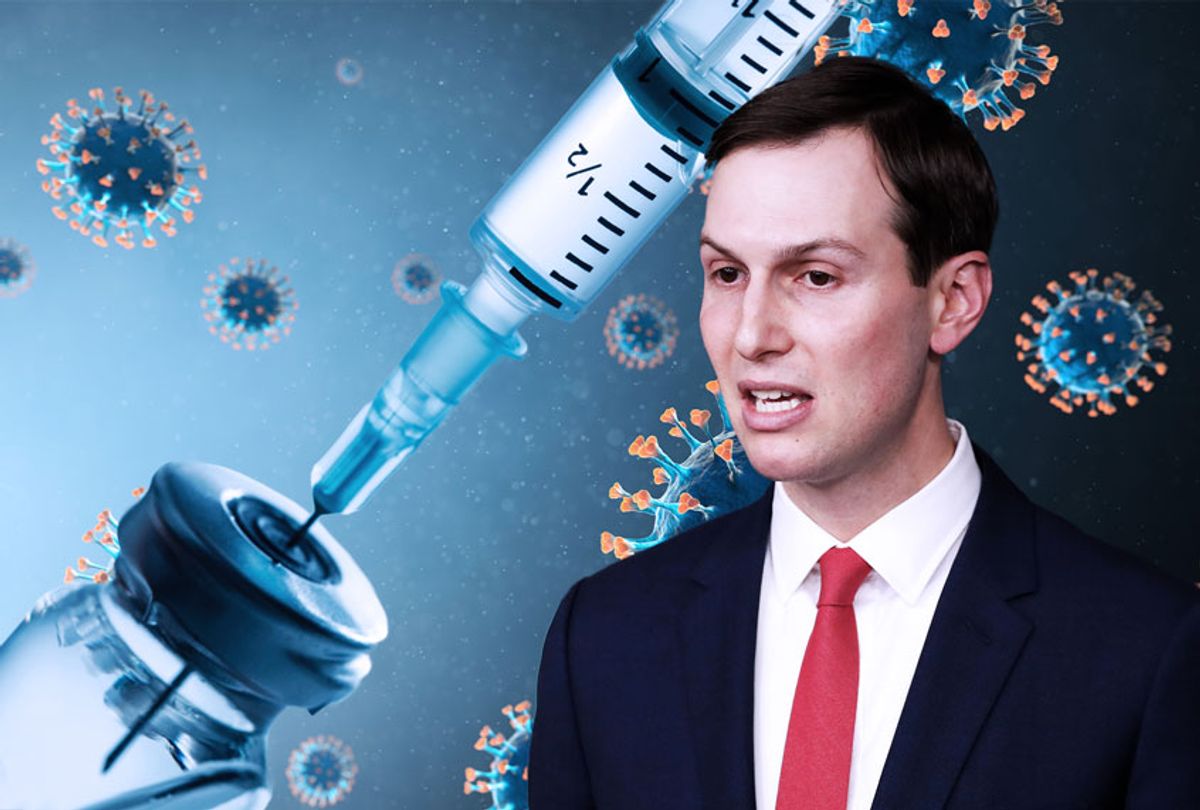 Jared Kushner | Coronavirus Vaccine (Photo illustrations by Salon/Getty Images/AP Photo)