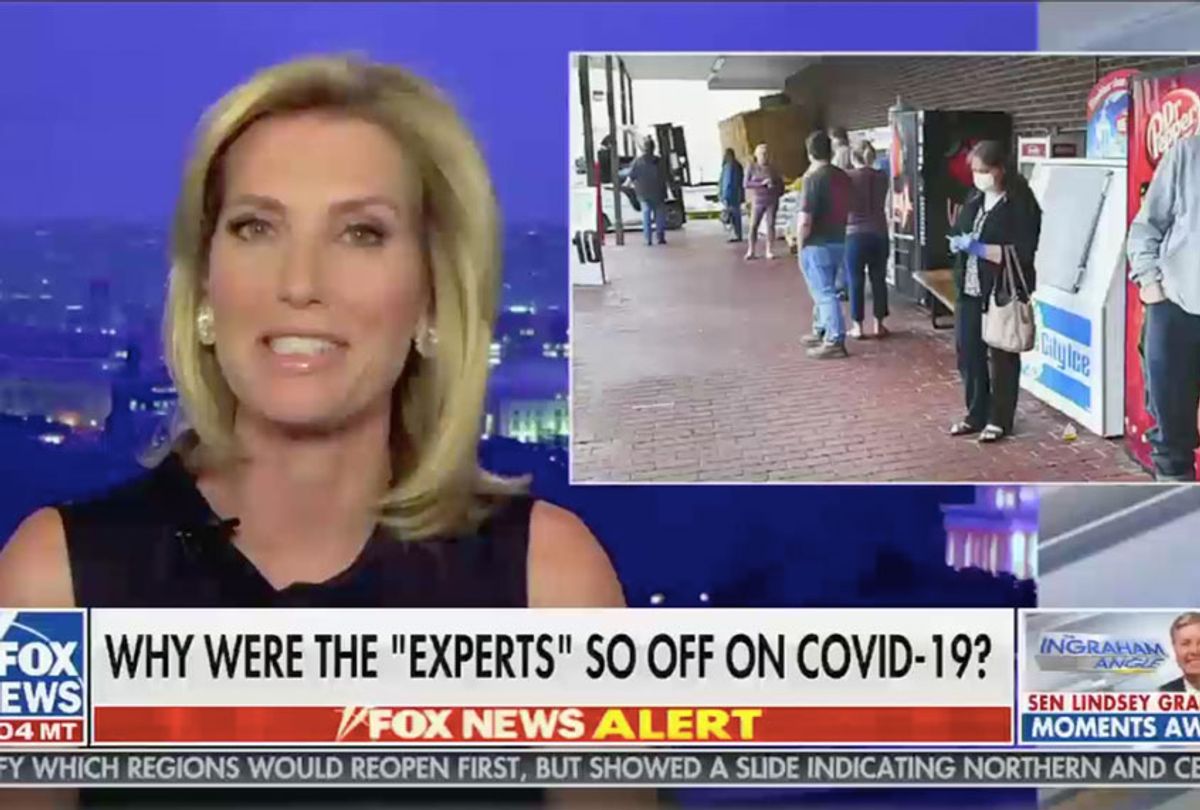 From the May 4, 2020, edition of The Ingraham Angle (Fox News)