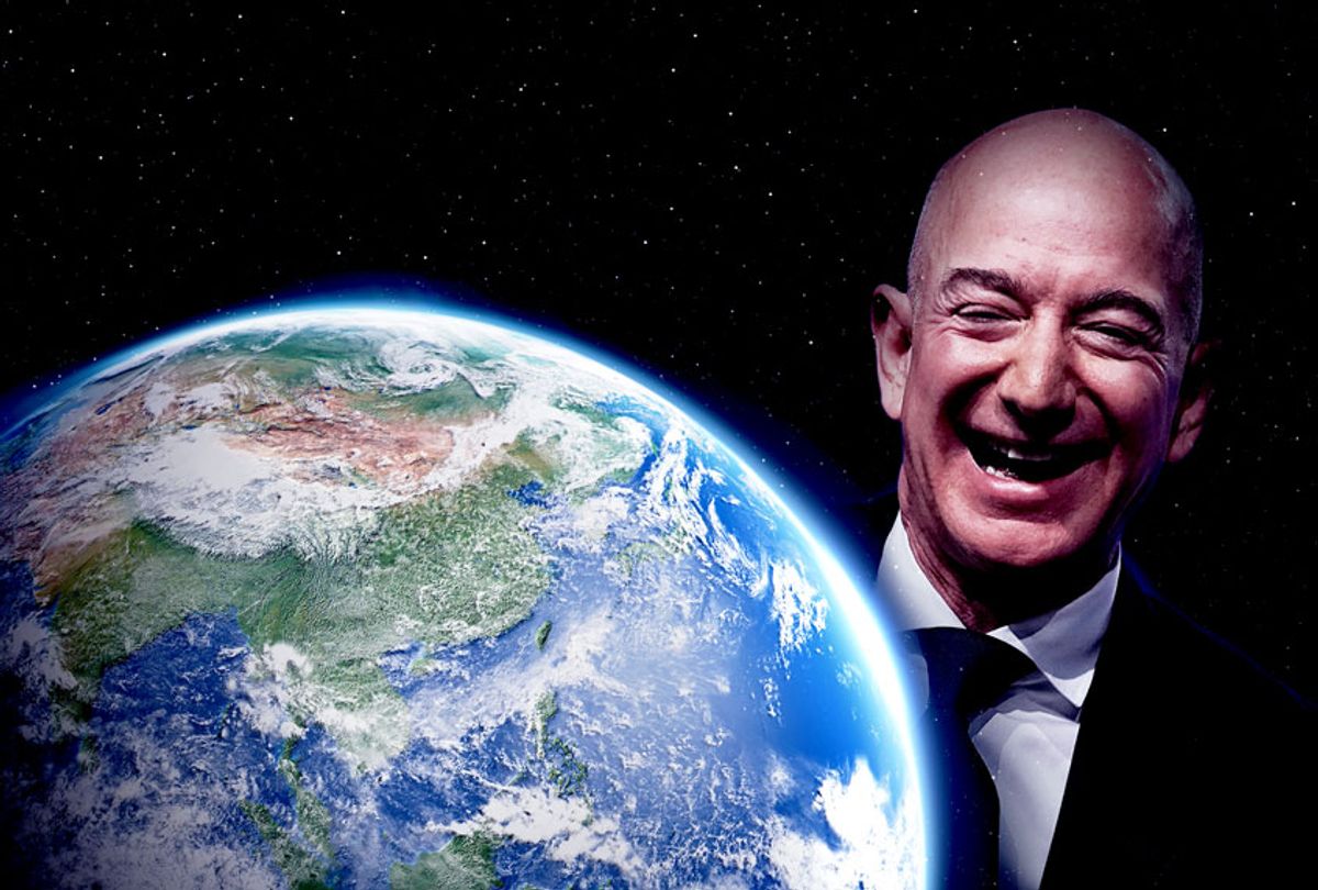 Jeff Bezos, laughing at the world (Photo illustration by Salon/Getty Images)