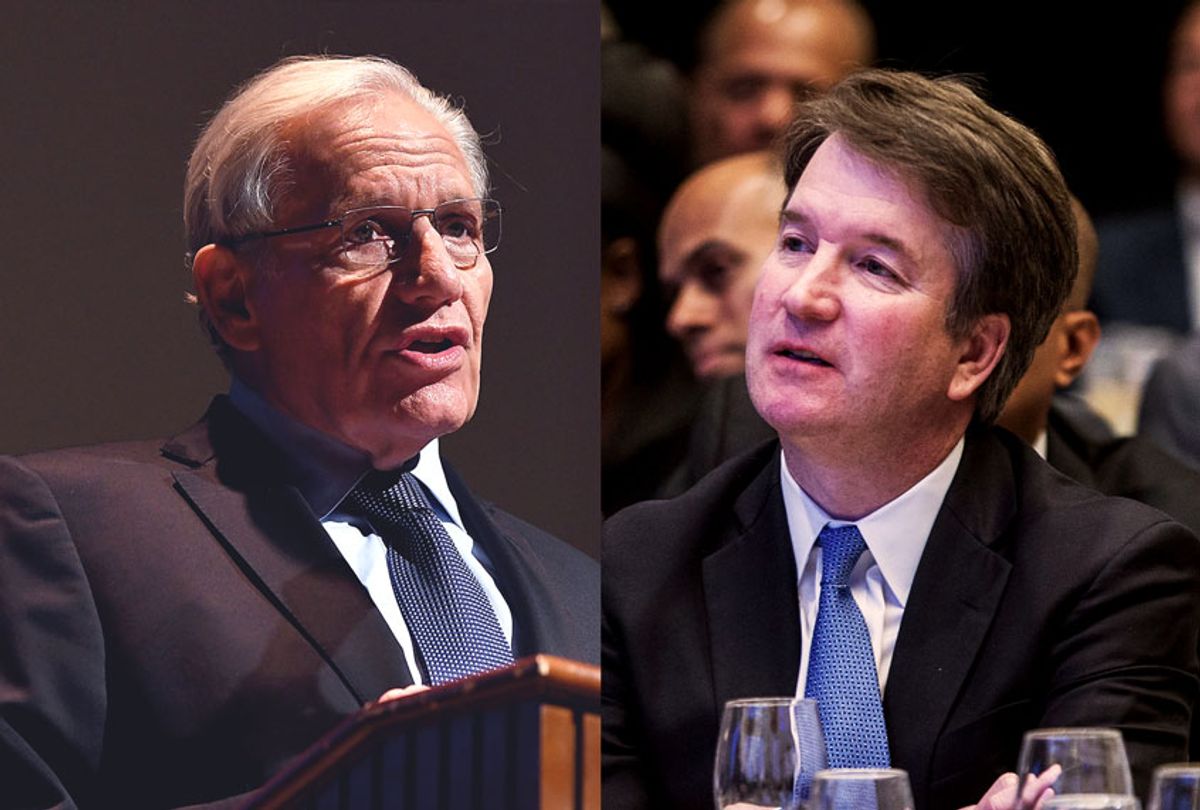 Bob Woodward and Brett Kavanaugh (Getty Images/Salon)
