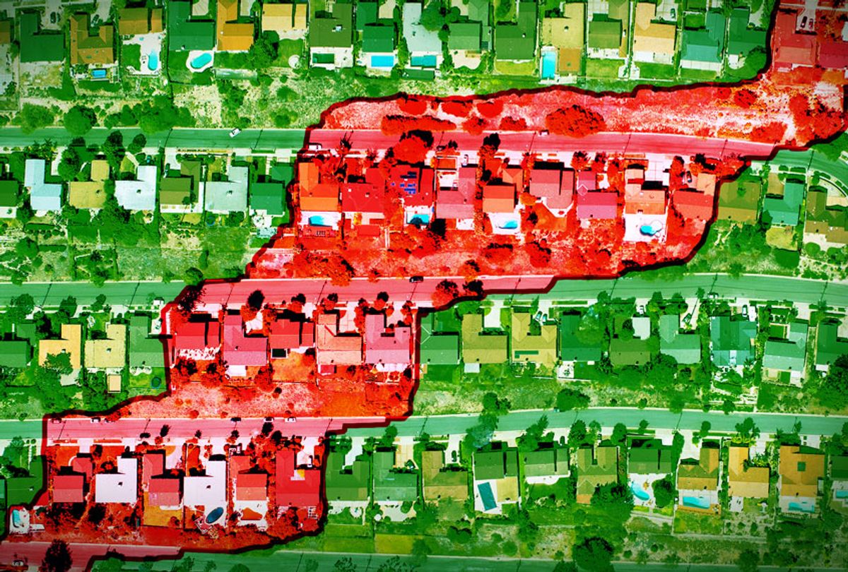 Redlining Neighborhood Concept (Photo illustration by Salon/Getty Images)