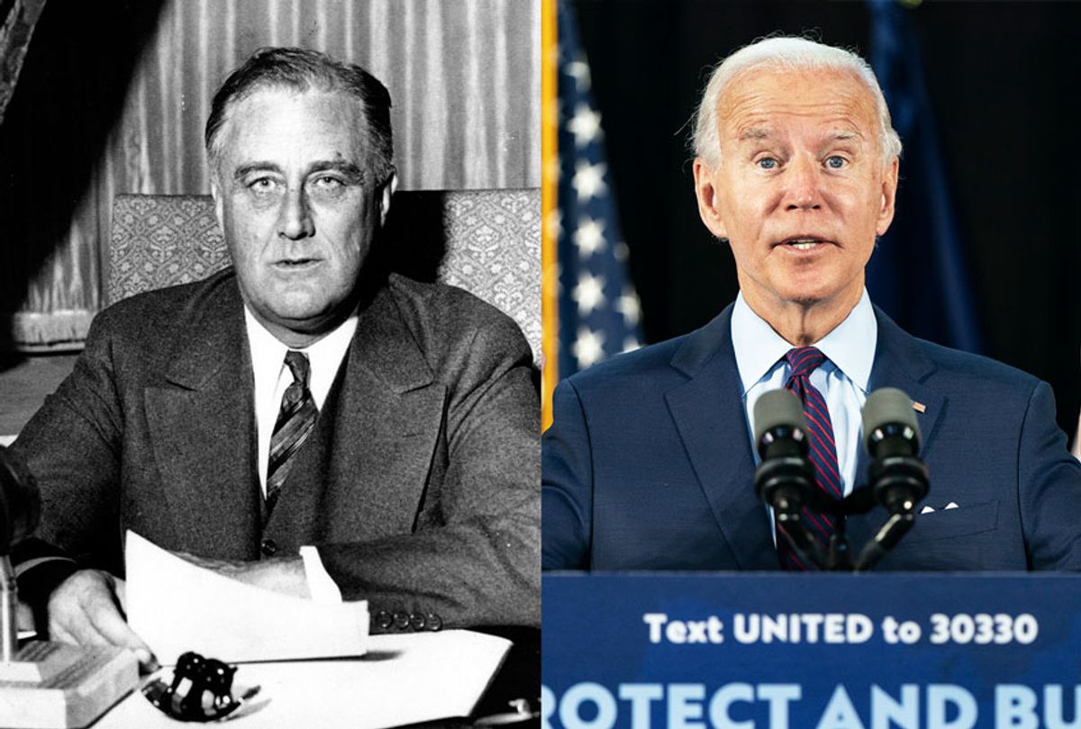 Franklin Delano Roosevelt, Joe Biden (Joshua Roberts/Universal History Archive/Getty Images/Salon)