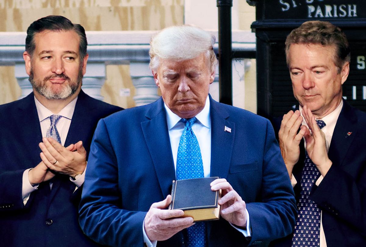 Donald Trump, Ted Cruz and Rand Paul (Photo illustration by Salon/Getty Images)