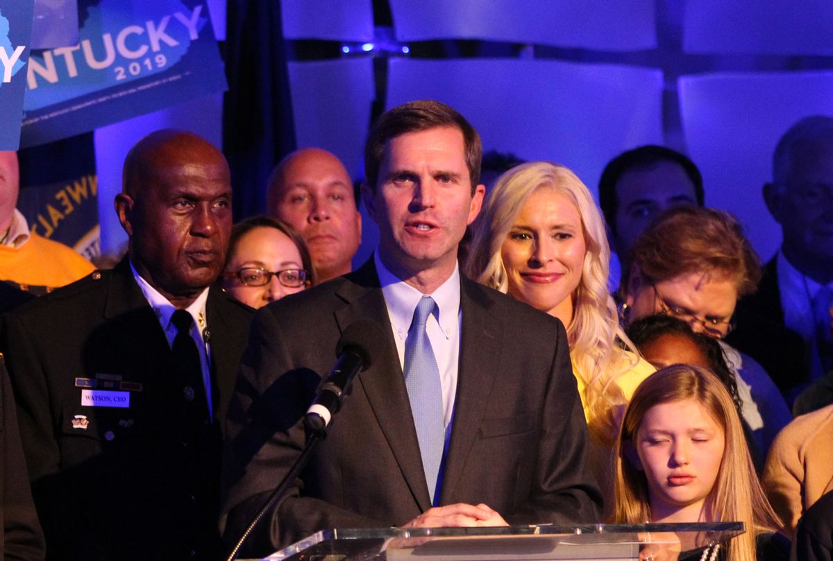 Kentucky Governor Andy Beshear on November 5, 2019 in Louisville, Kentucky. (Getty Images)
