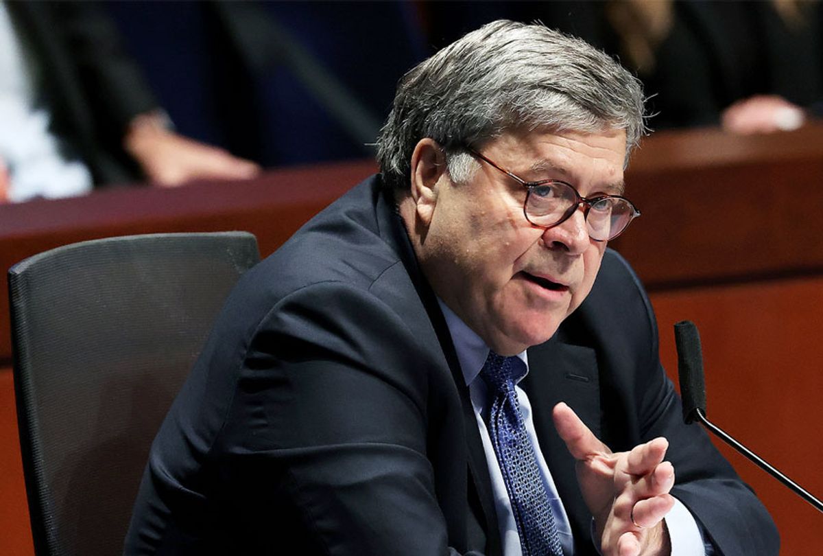 U.S. Attorney General William Barr testifies during a House Judiciary Committee hearing on Capitol Hill on July 28, 2020 in Washington, DC. (Chip Somodevilla/Getty Images)