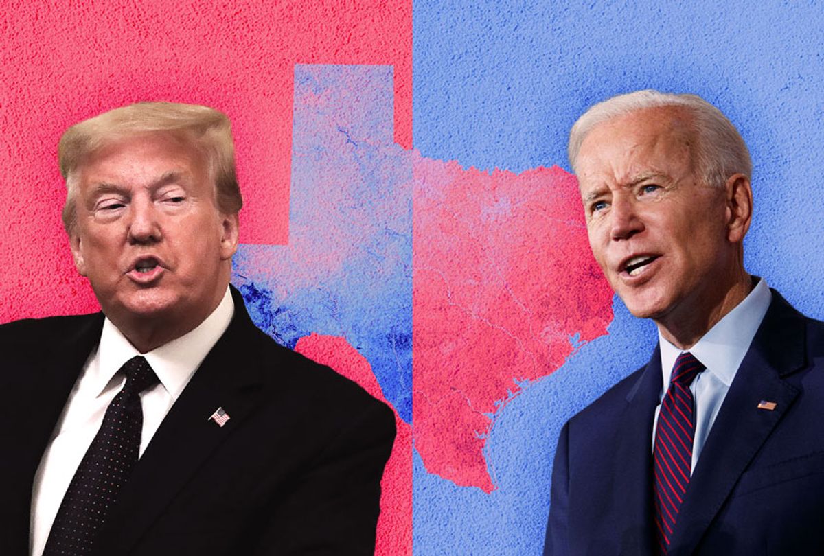 Donald Trump and Joe Biden | Texas (Photo illustration by Salon/Getty Images)