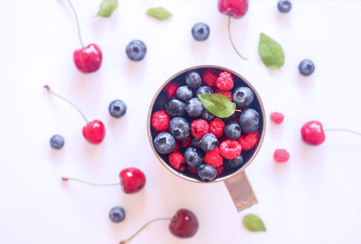 Red and blue mixed berries (Getty Images)