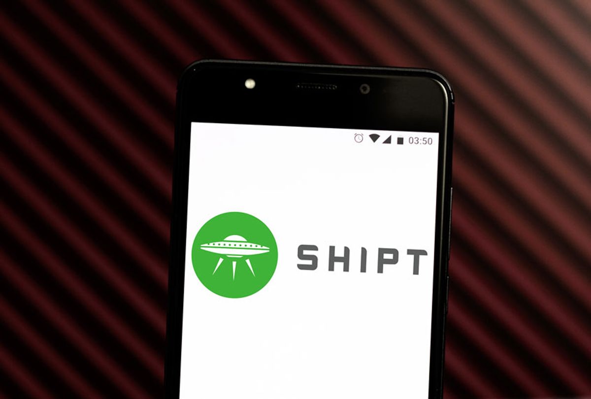 A Shipt logo seen displayed on a smartphone (Illustration by Rafael Henrique/SOPA Images/LightRocket via Getty Images)