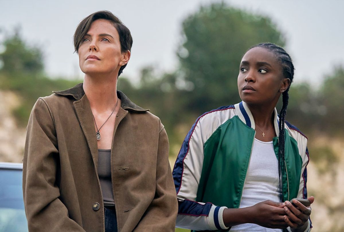 Charlize Theron and Kiki Layne in "The Old Guard" (AIMEE SPINKS/NETFLIX)