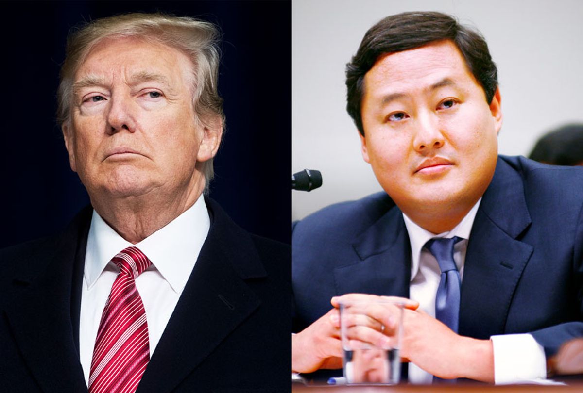 Donald Trump and John Yoo (Getty Images/Salon)