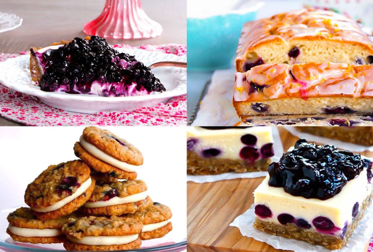 The star ingredient in these four summer desserts is blueberries. (Meghan McGarry/Buttercream Blondie)
