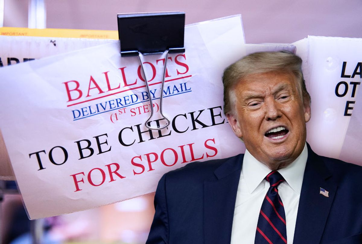 Donald Trump | mail in ballot (Getty Images/Salon)