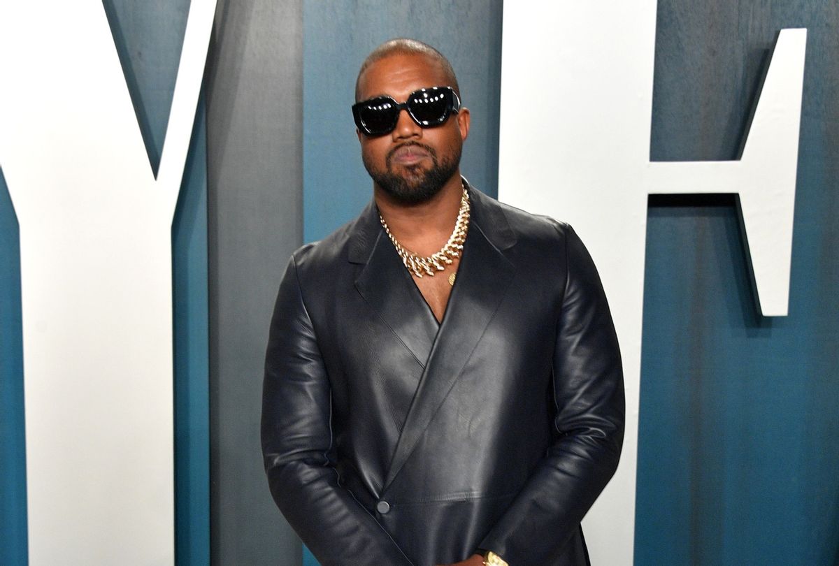 Kanye West Doesn't Want to Be Seen, But His Jacket Says Otherwise