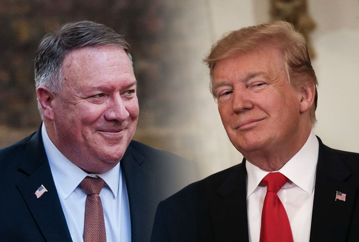 Mike Pompeo and Donald Trump (Getty Images/Salon)