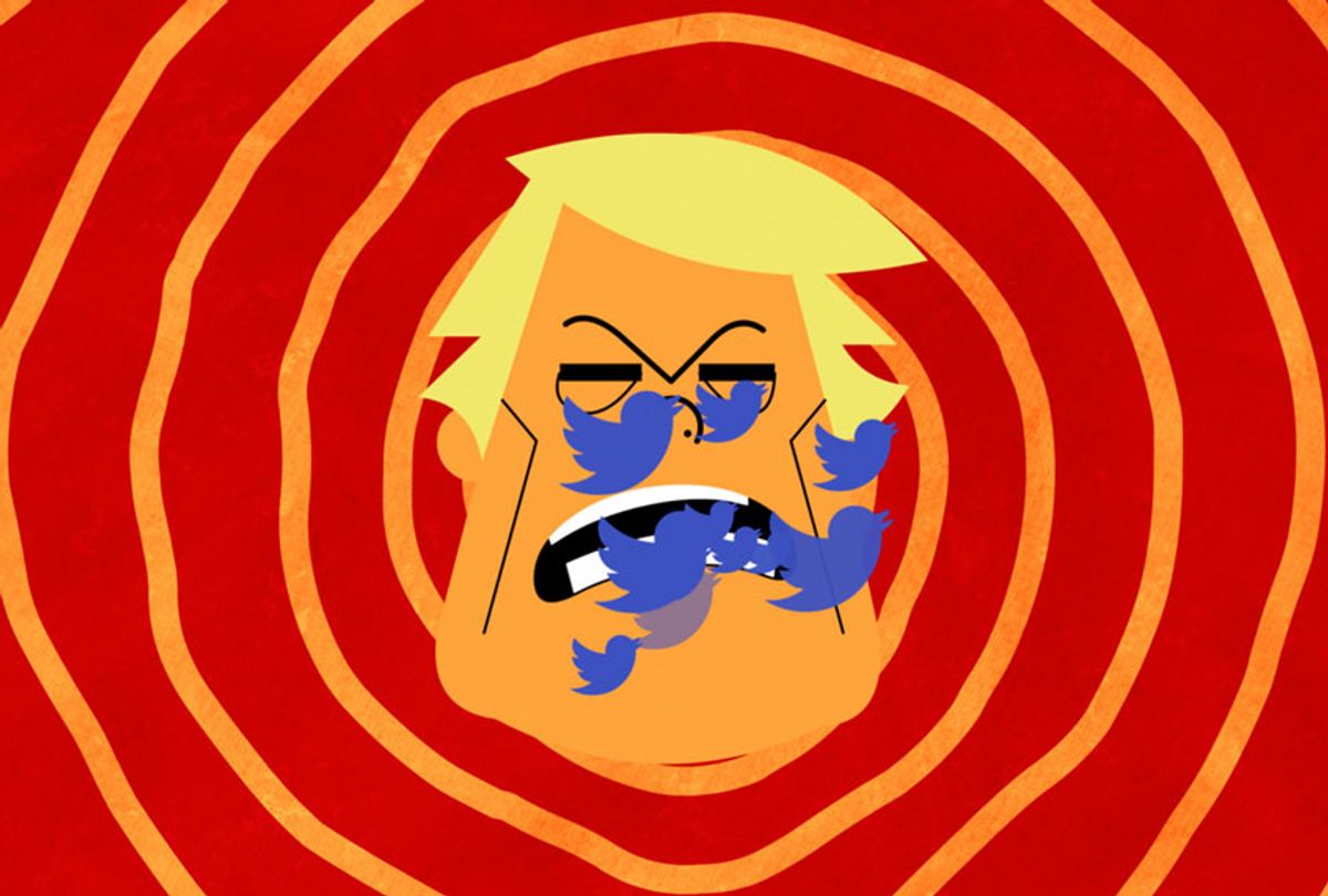 "#Unfit: The Psychology of Donald Trump" proposes that his public comments, such as on Twitter, offer a basis for psychological diagnosis outside of the clinical setting because they are observable behavior  (Courtesy of #Unfit)