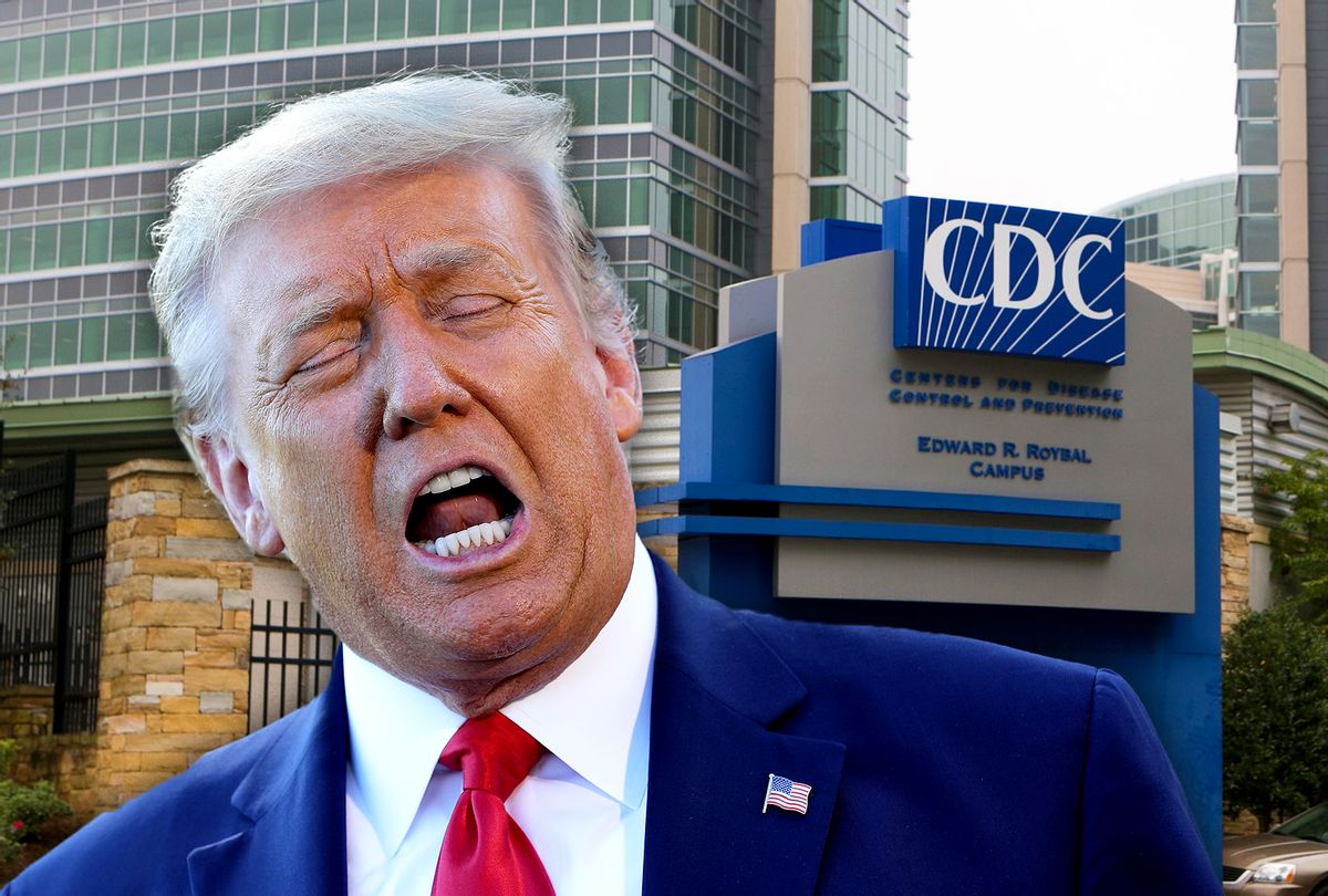 Donald Trump | CDC Headquarters (Photo illustration by Salon/Getty Images)