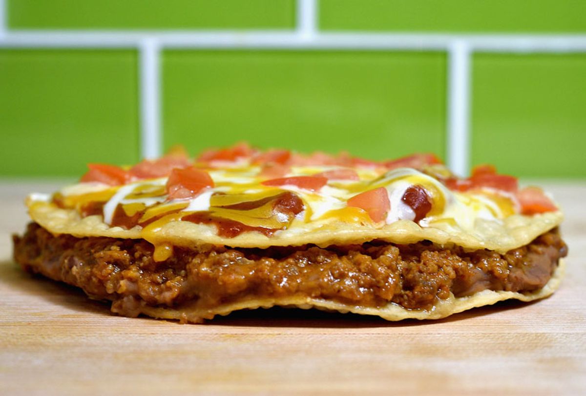 Taco Bell's Mexican Pizza remains a popular item and menu staple. (Joshua Blanchard/Getty Images for Taco Bell)