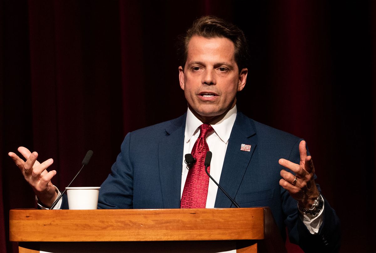 Anthony Scaramucci, Former White House Communications Director, speaking at the Turning Point High School Leadership Summit in Washington, DC. (Michael Brochstein/SOPA Images/LightRocket via Getty Images)
