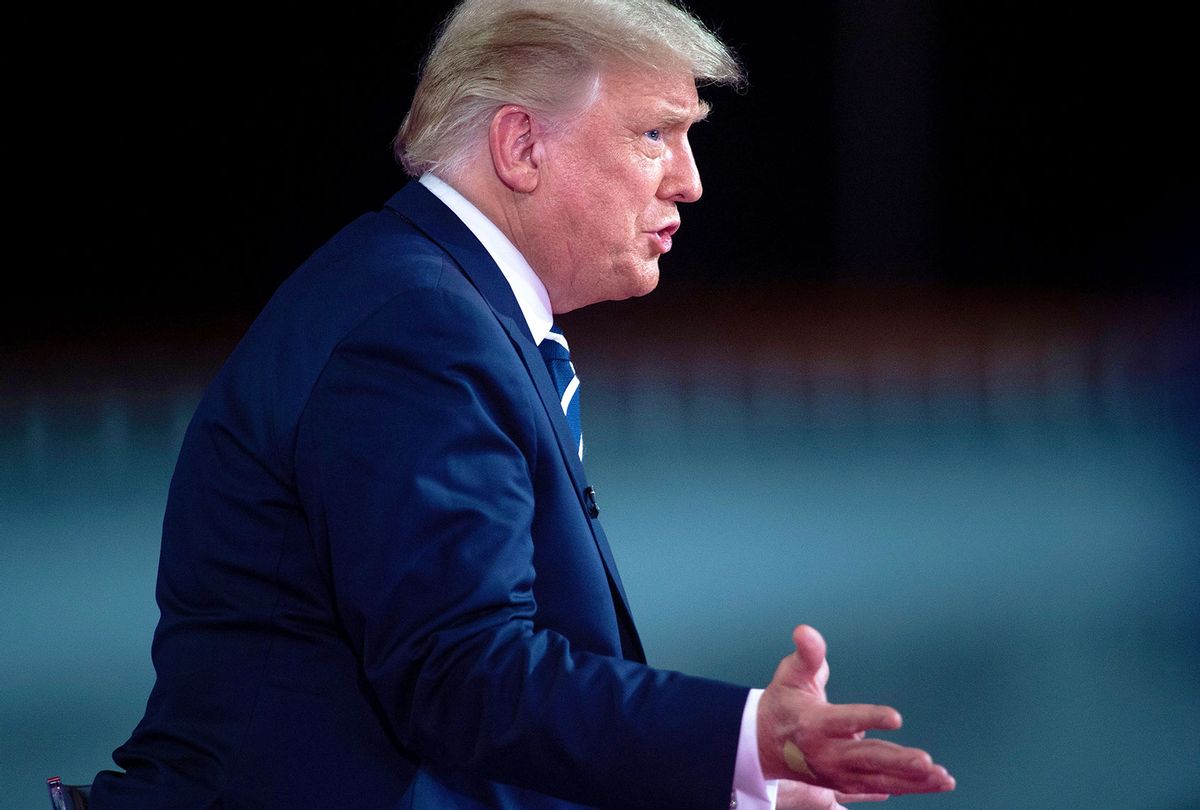 Former President Donald Trump. (BRENDAN SMIALOWSKI/AFP via Getty Images)