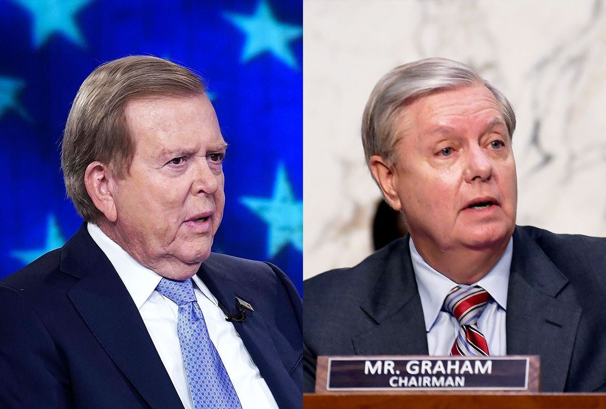 Lou Dobbs and Lindsey Graham (Photo illustration by Salon/Getty Images)