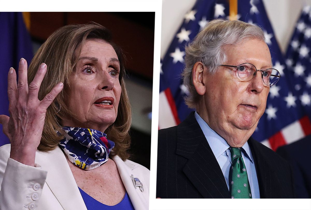 Nancy Pelosi and Mitch McConnell (Photo illustration by Salon/Getty Images)