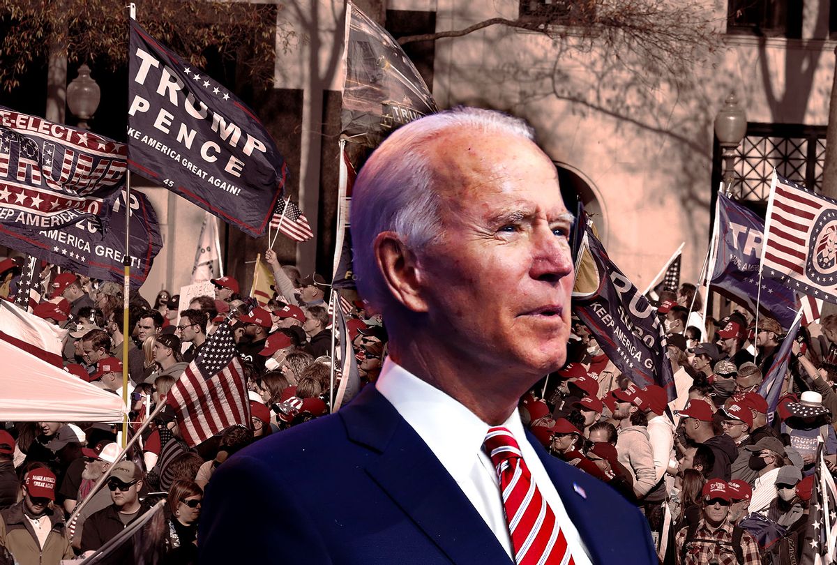 Joe Biden | Trump Supporters (Photo illustration by Salon/Getty Images)