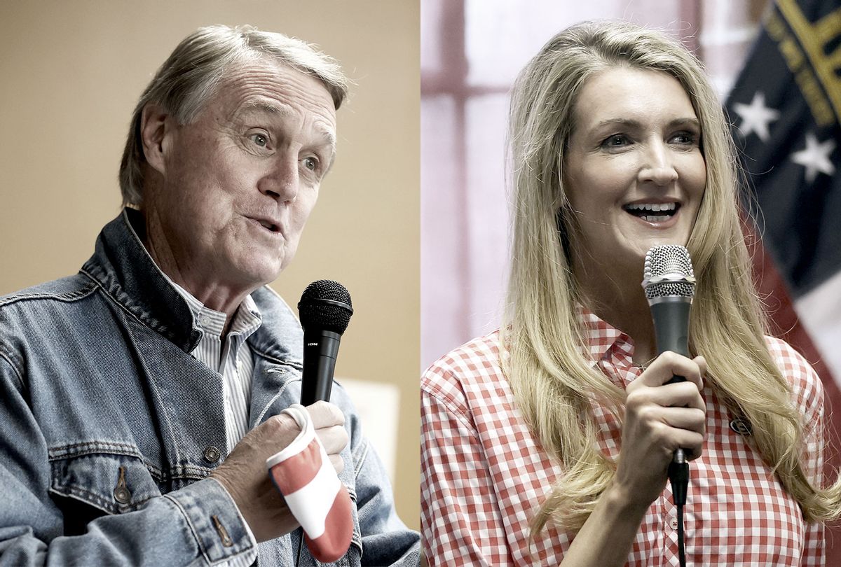 David Perdue and Kelly Loeffler (Photo illustration by Salon/Getty Images)